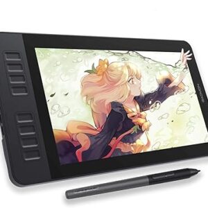GAOMON PD1161 Drawing Tablet with Screen, Digital Art Tablet with Battery-Free Stylus, Tilt, 8 Shortcut Keys for Paint, Design, Illustration, Editing, 11.6-inch Graphics Tablet for Mac, Windows PC