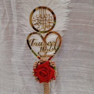 Qubool hai Customize Beautiful Nikah Pen with Red Roses | Customised for Wedding Ceremony | Ball Pen  (Ink Color - Blue) (Copy) (Copy)