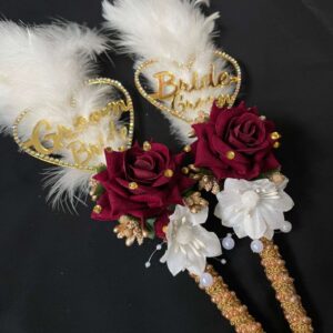 Qubool hai Customize Beautiful Nikah Pen with Red Roses | Customised for Wedding Ceremony | Ball Pen  (Ink Color - Blue) (Copy)