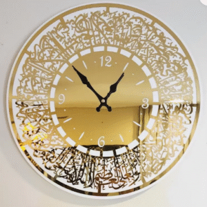 Analog 41 cm X 41 cm Wall Clock  (White, Without Glass, Standard)