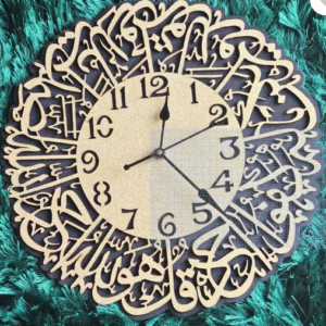 Analog 30 cm X 30 cm Wall Clock  (Gold, Without Glass, DIY Clocks)